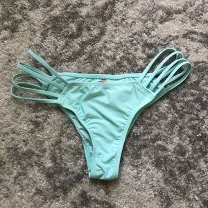Blue/Teal Cheeky Bikini Bottoms